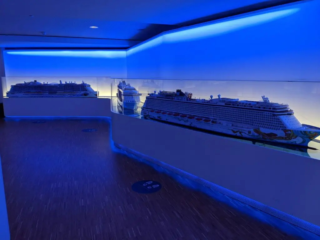 Meyer Werft Besucherzentrum Modelle